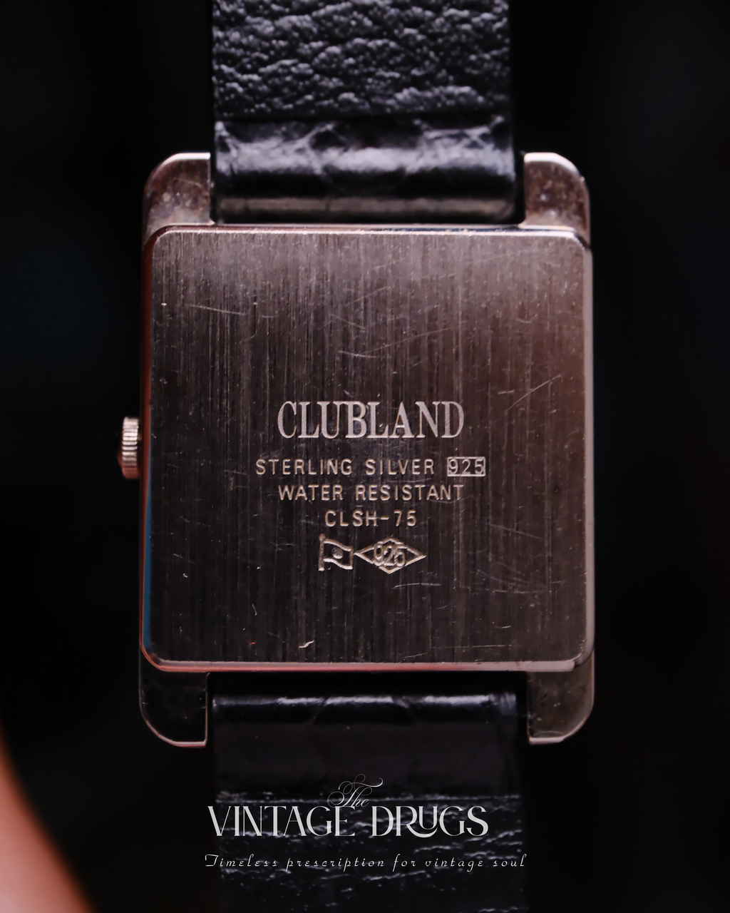 Clubland Vintage Watch — Rare 925 Sterling Silver