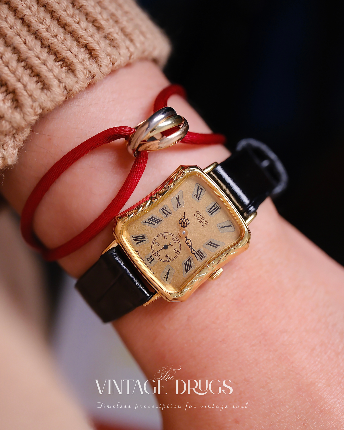 Seiko Vintage Mini Tank 1980s Ref. 1428-5100 — One Piece Only