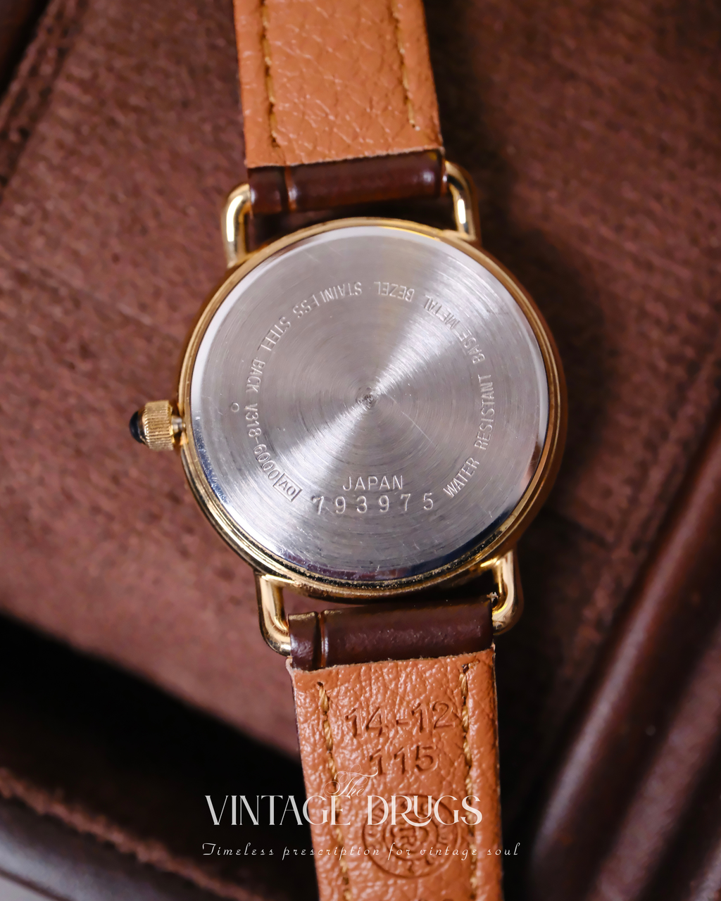 Alba by Seiko Moonphase Sand-Texture Dial 1990s — Rare Japanese Vintage