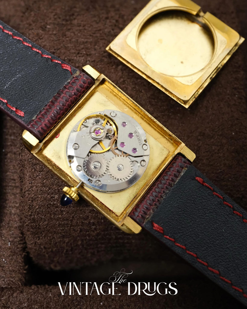 Catena Red Dial 1980s Vintage Watch — Super Rare