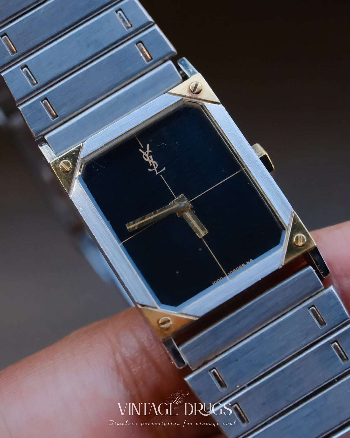 YSL Vintage Dress Watch 1980s — French Design Icon