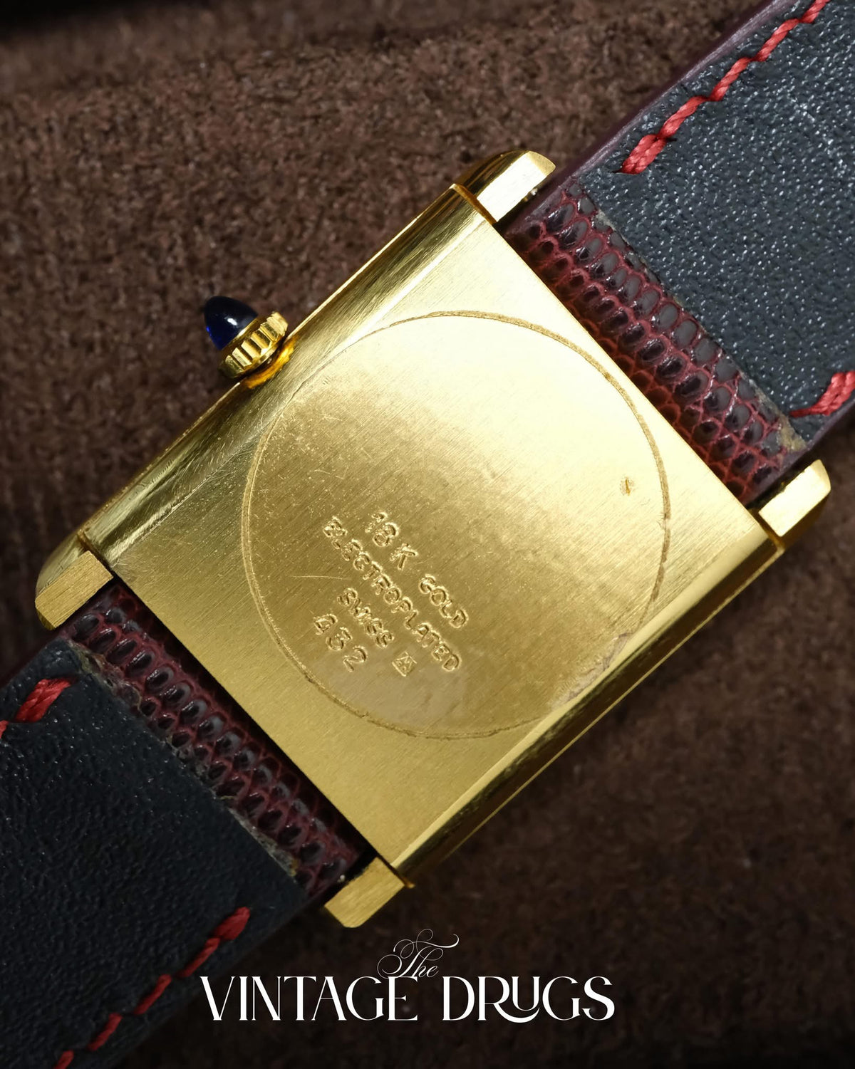 Catena Red Dial 1980s Vintage Watch — Super Rare