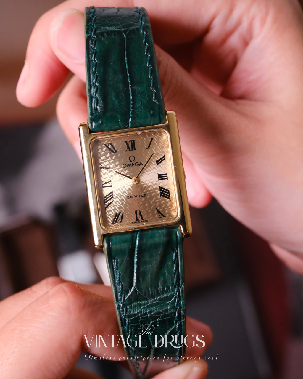 Omega Vintage Wave Dial 1970s Ref. 5110404 — Super Rare
