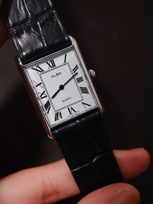 1980s Alba by Seiko Vintage Tank Watch