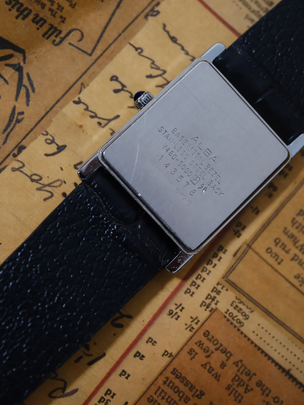 1980s Alba by Seiko Vintage Tank Watch