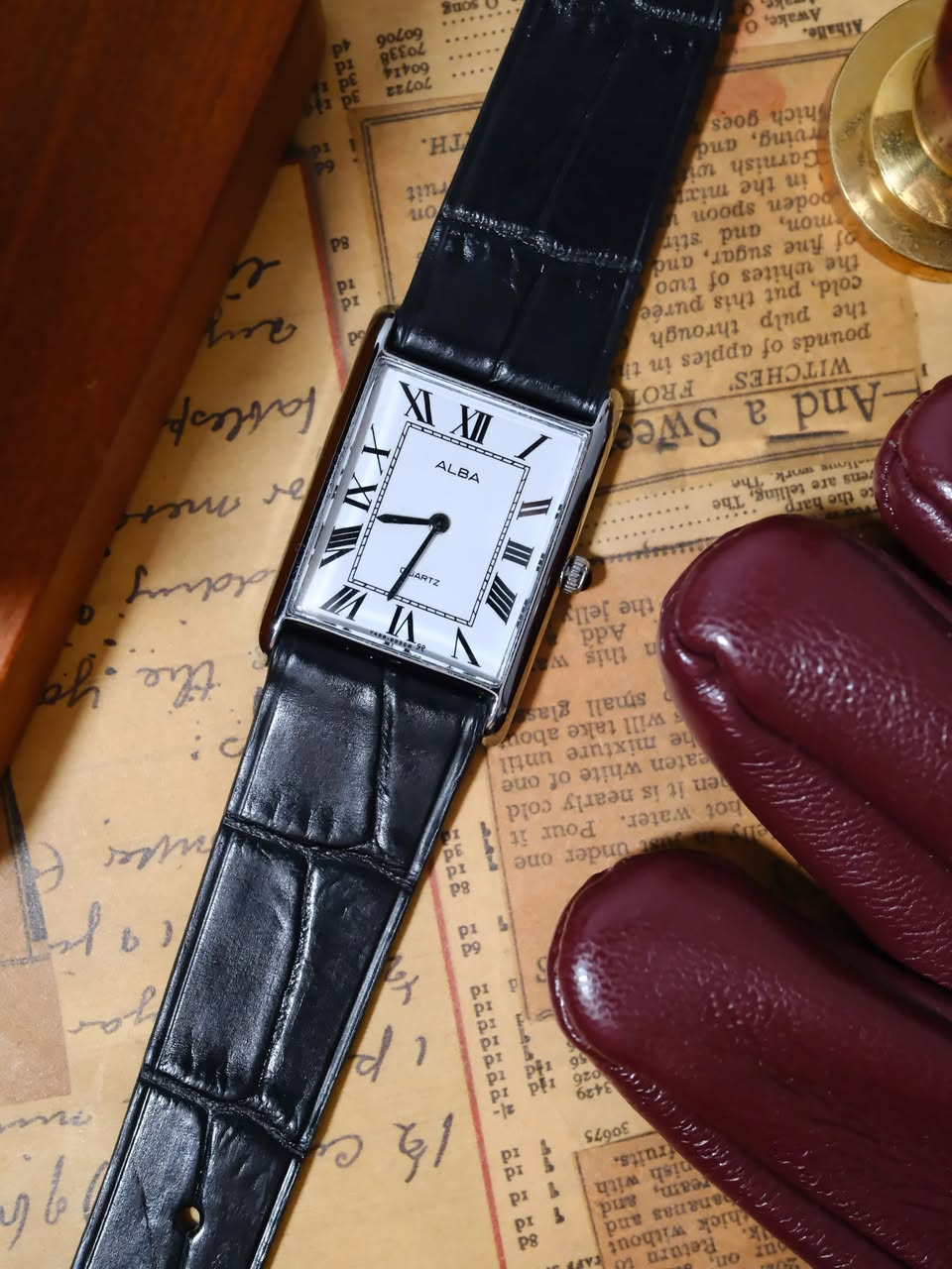 1980s Alba by Seiko Vintage Tank Watch