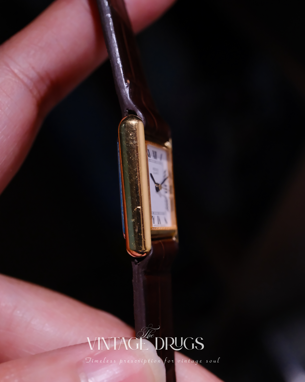 Seiko Mini Tank 1980s Ref. 2C21-5110 — Super Rare