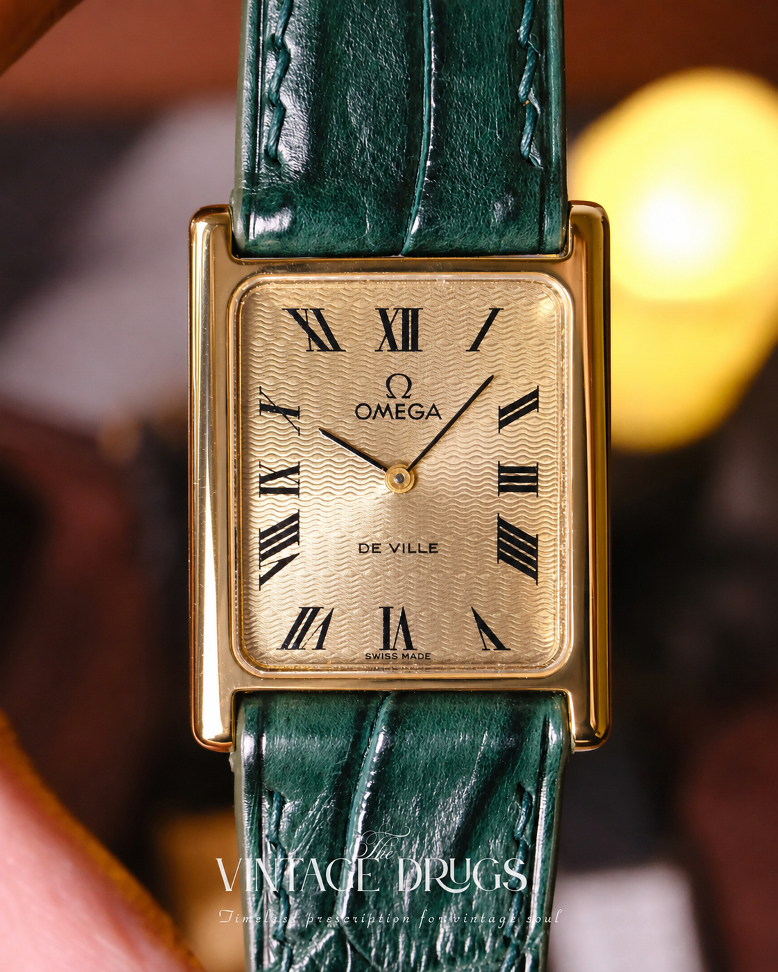 Omega Vintage Wave Dial 1970s Ref. 5110404 — Super Rare