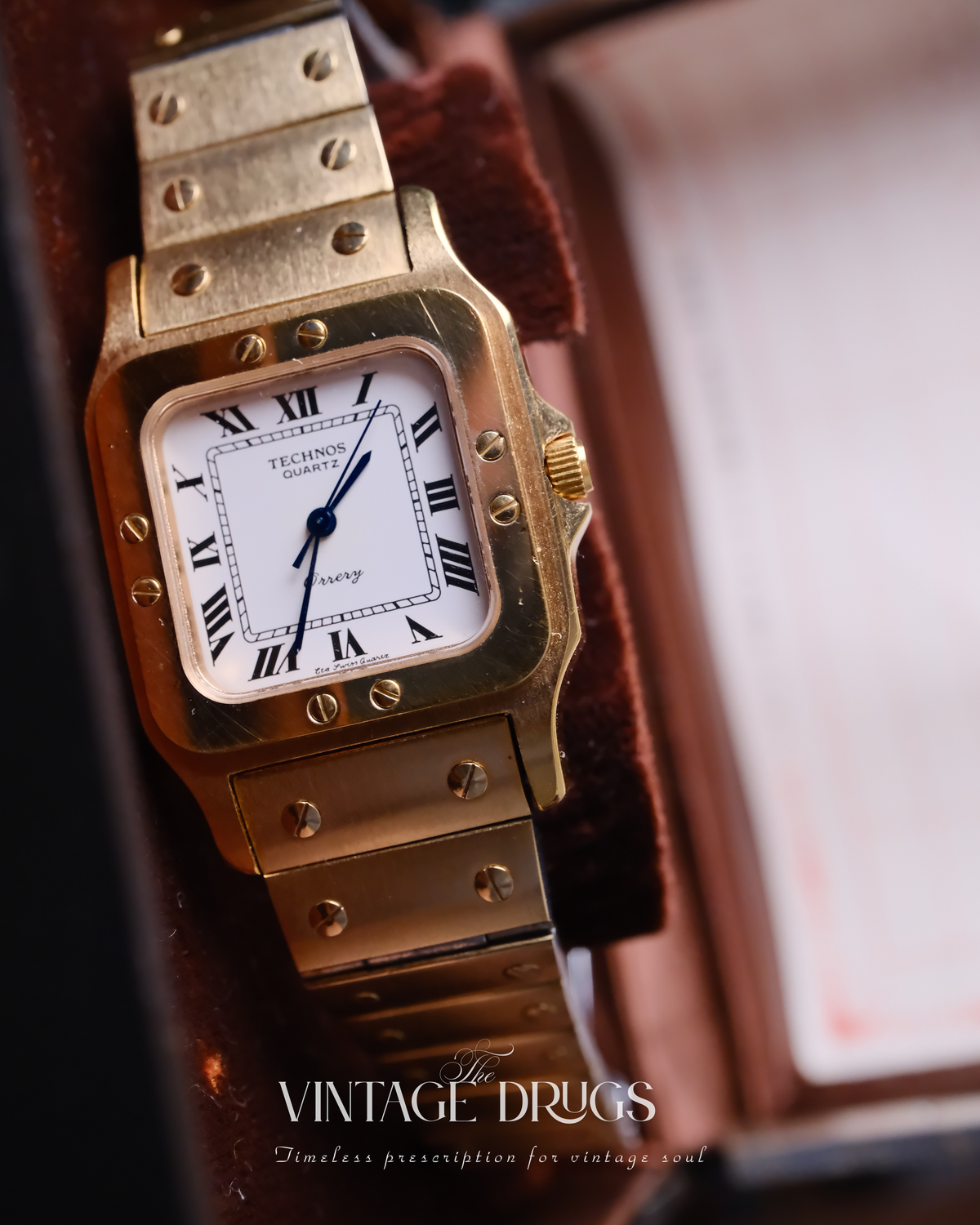 Technos Santos Homage — Rare Vintage Swiss Watch 1980s