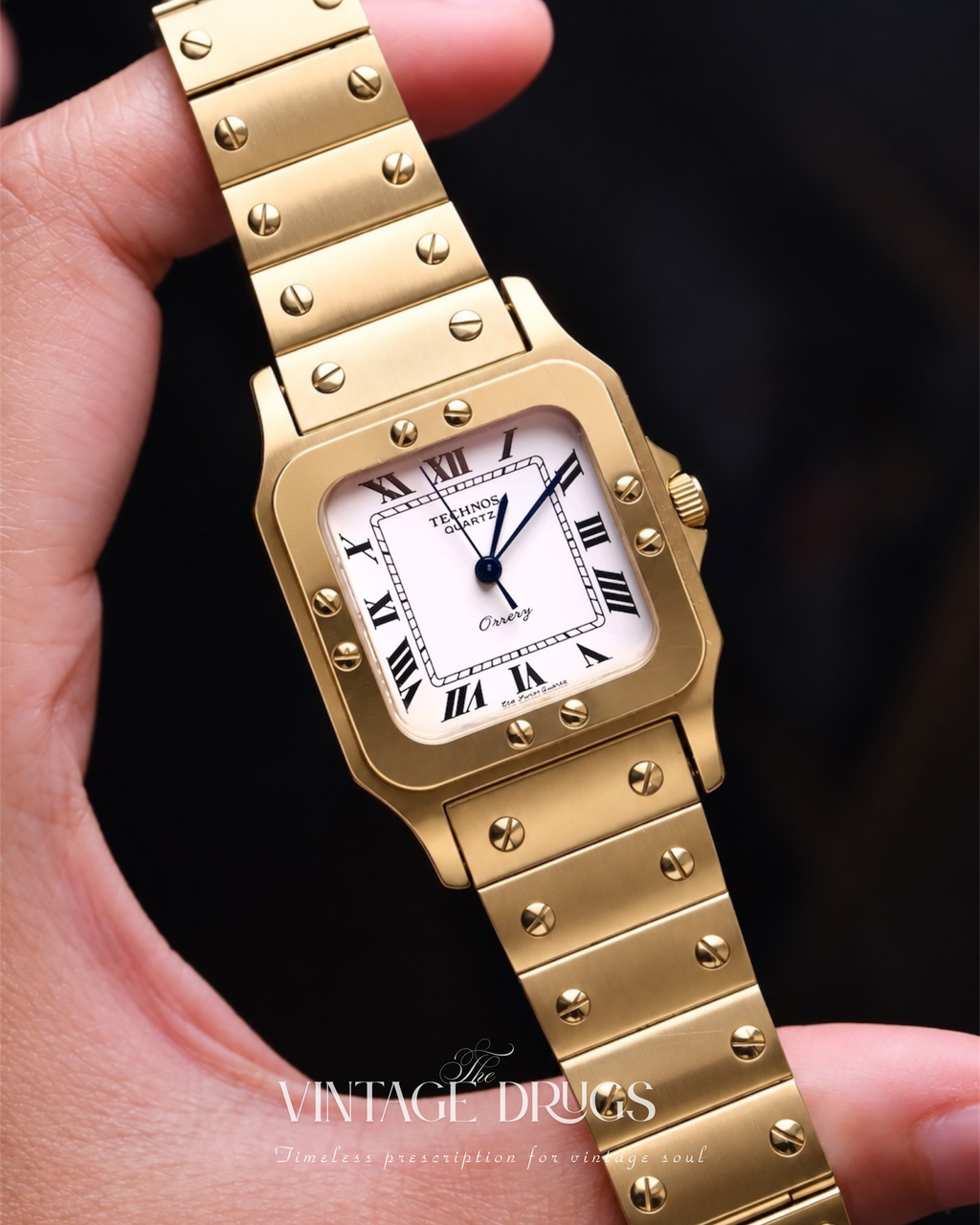 Technos Santos Homage — Rare Vintage Swiss Watch 1980s