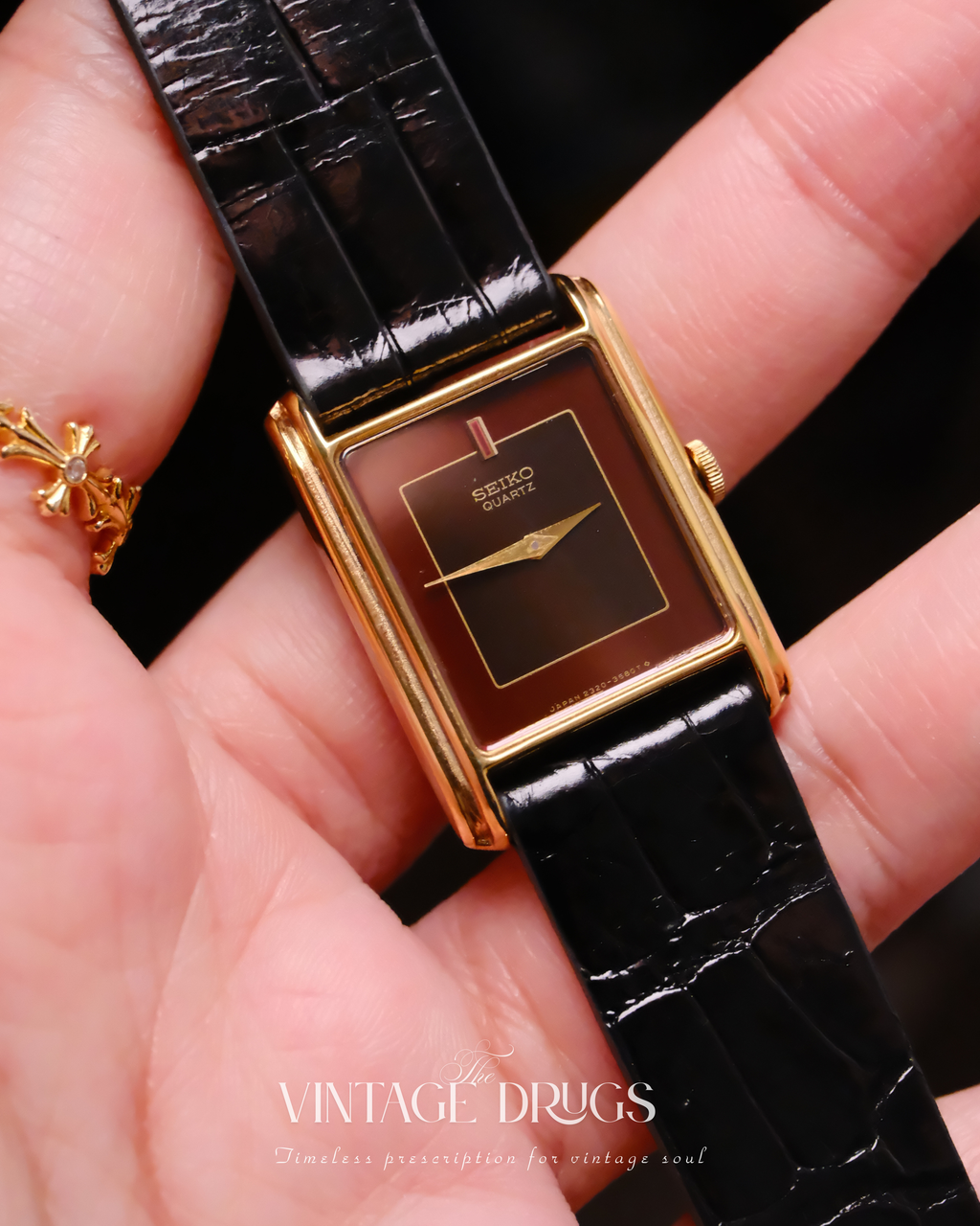Seiko Burgundy Vintage 1980s Ref. 2320-6784A — Rare Japanese Classic