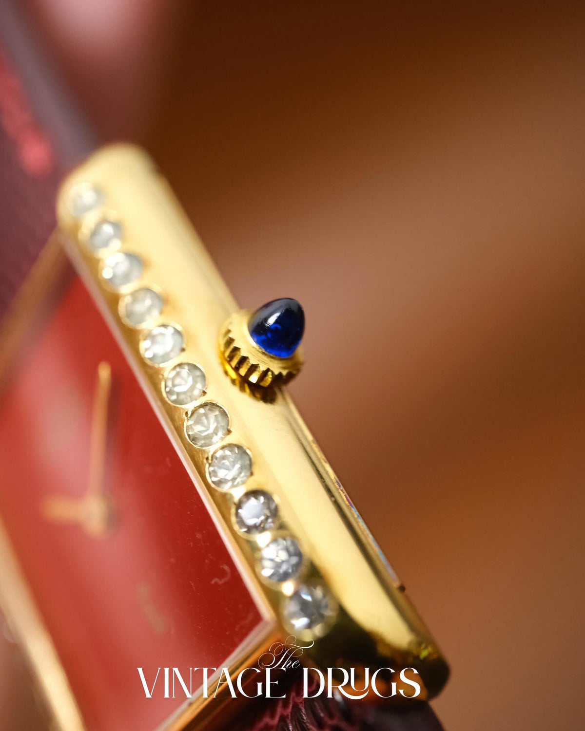 Catena Red Dial 1980s Vintage Watch — Super Rare