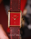 Catena Red Dial 1980s Vintage Watch — Super Rare