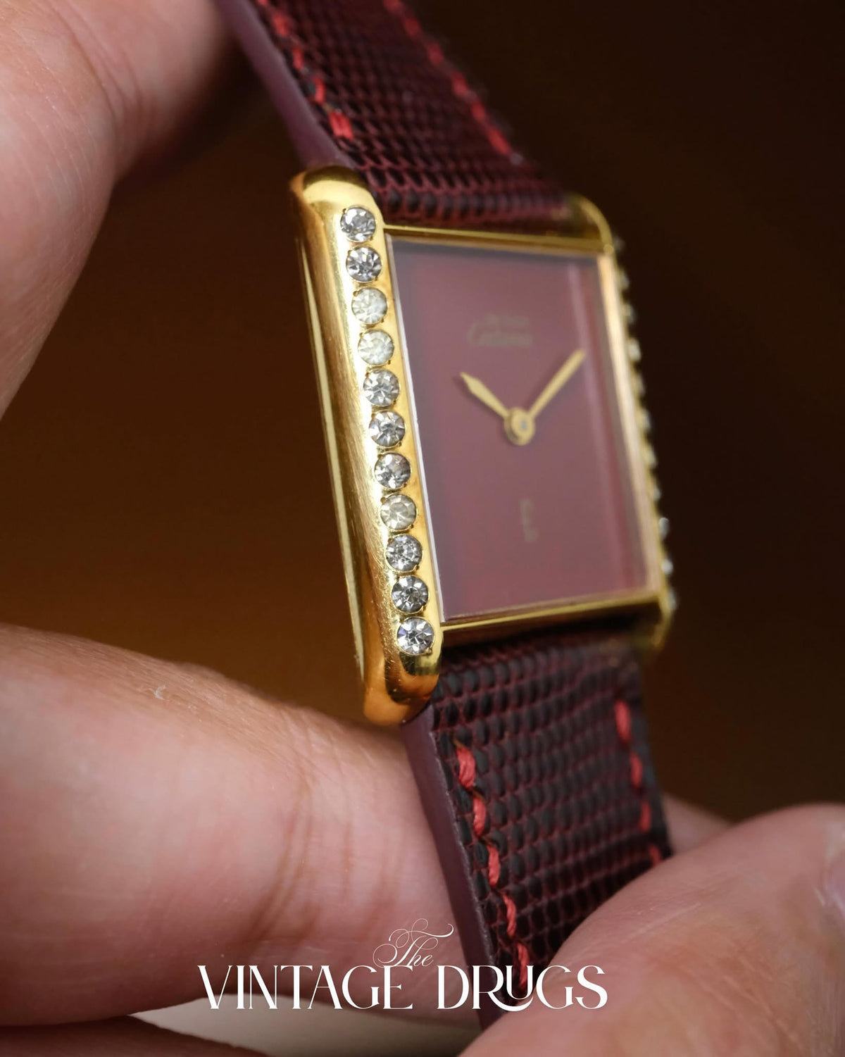 Catena Red Dial 1980s Vintage Watch — Super Rare