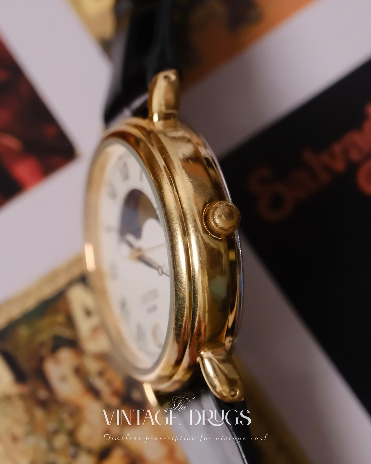 Alba by Seiko Vintage Moonphase V338-6A70 — 1990s