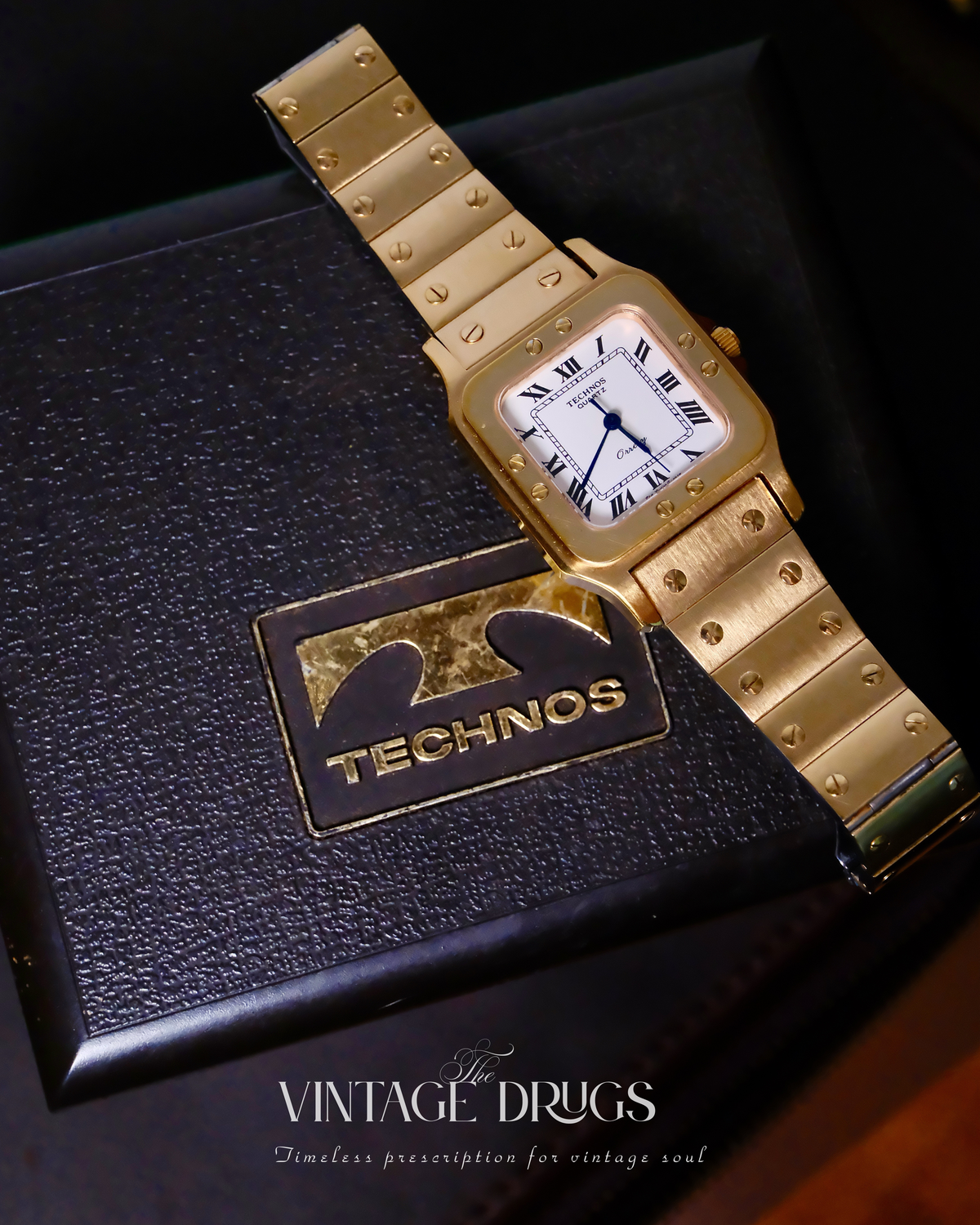 Technos Santos Homage — Rare Vintage Swiss Watch 1980s