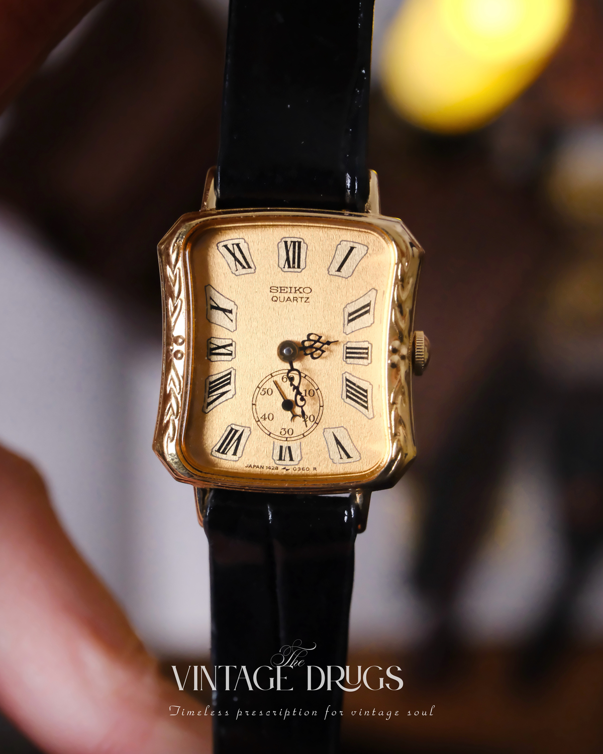 Seiko Vintage Mini Tank 1980s Ref. 1428-5100 — One Piece Only