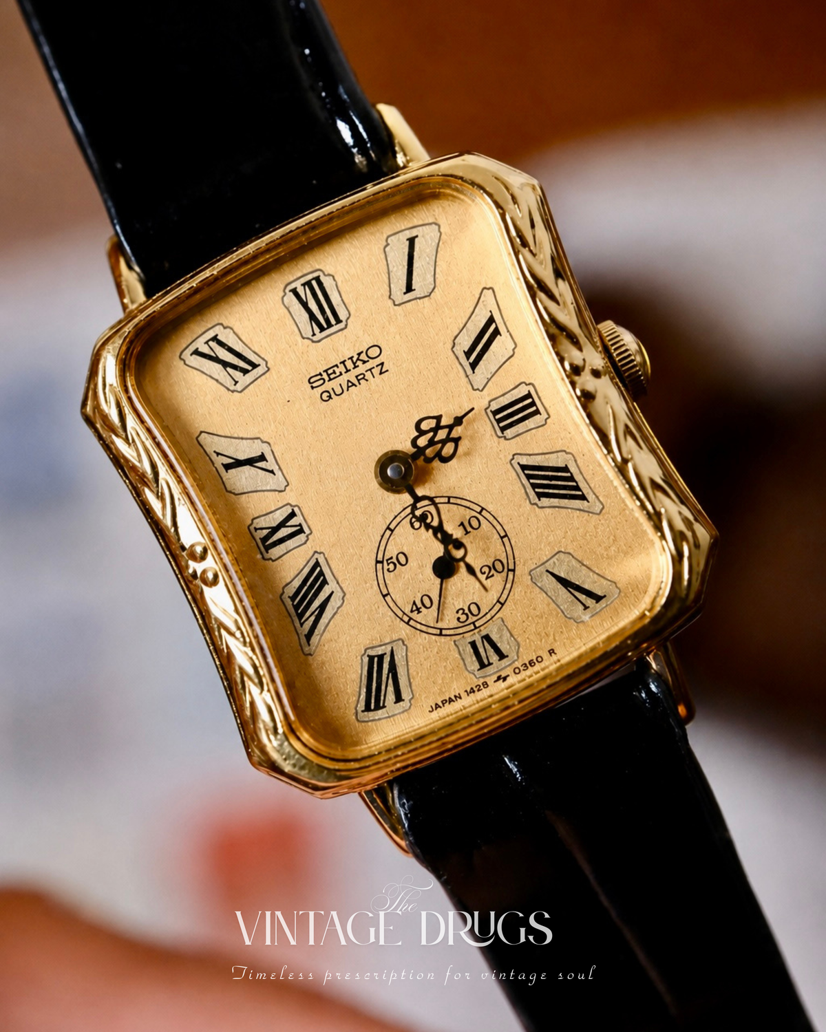 Seiko Vintage Mini Tank 1980s Ref. 1428-5100 — One Piece Only