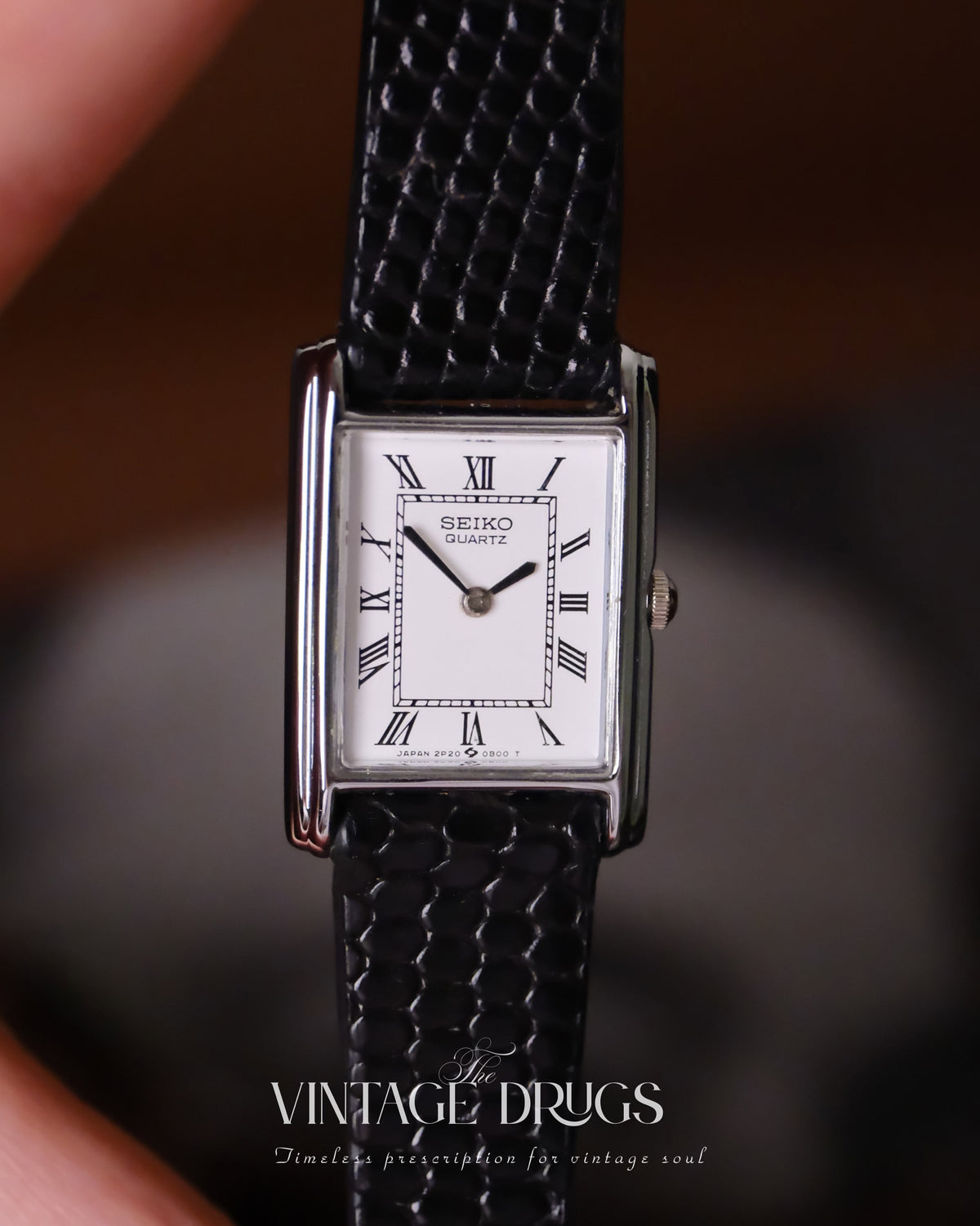 1980s SEIKO MINI VINTAGE TANK WATCH - SUPER RARE
