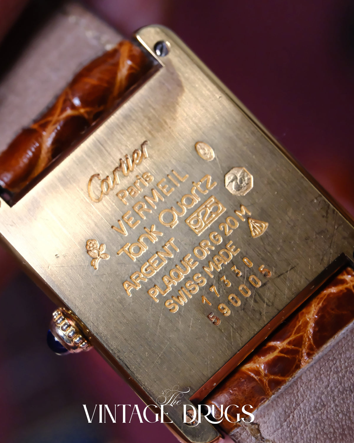 1980s Cartier Vermeil Must de Vintage Watch