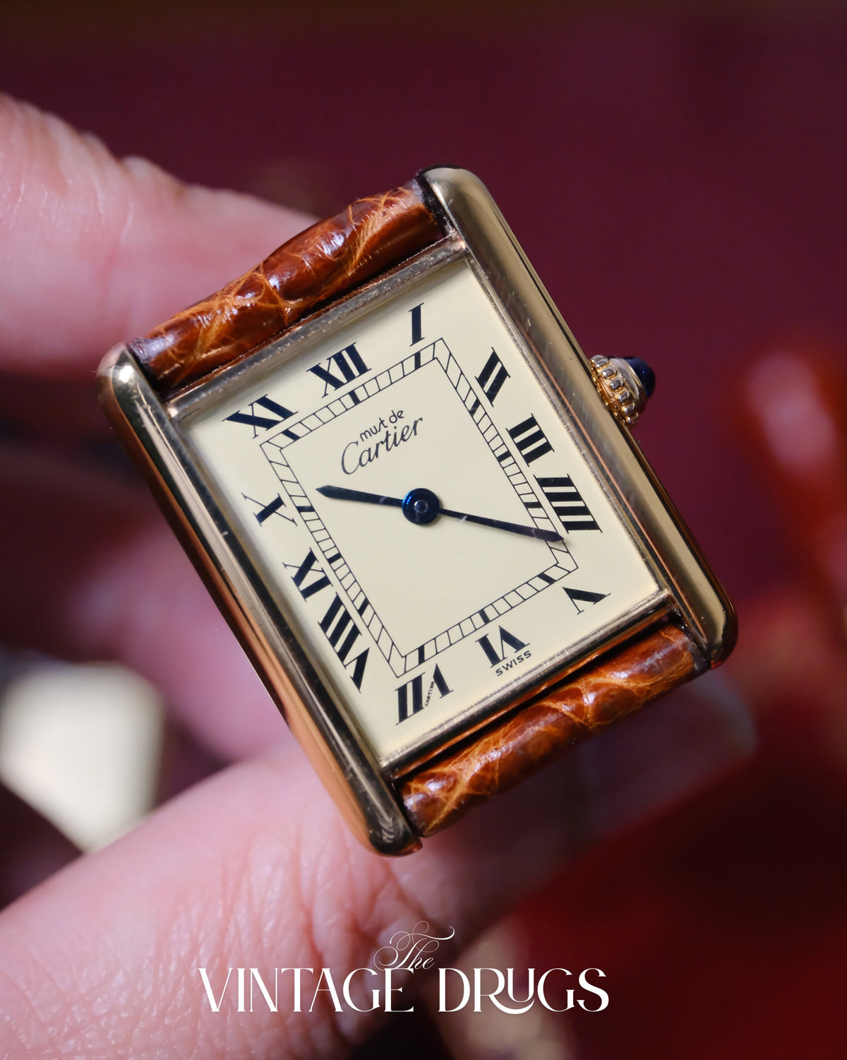 1980s Cartier Vermeil Must de Vintage Watch