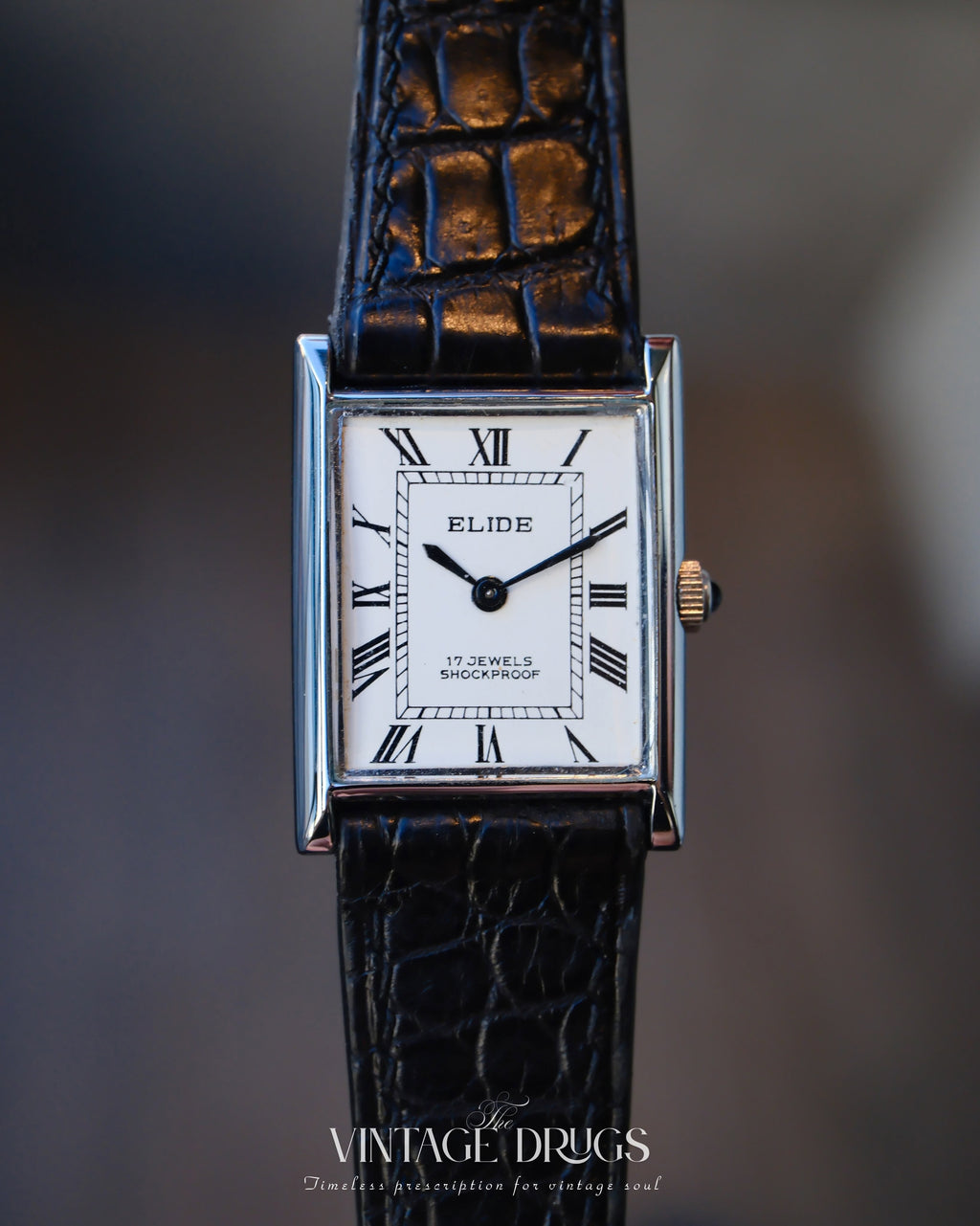 1980s ELIDE VINTAGE TANK WATCHES SWISS MADE
