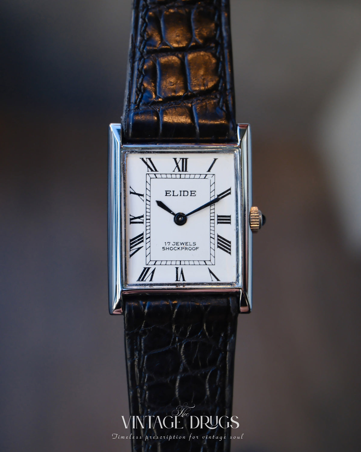 1980s ELIDE VINTAGE TANK WATCHES SWISS MADE