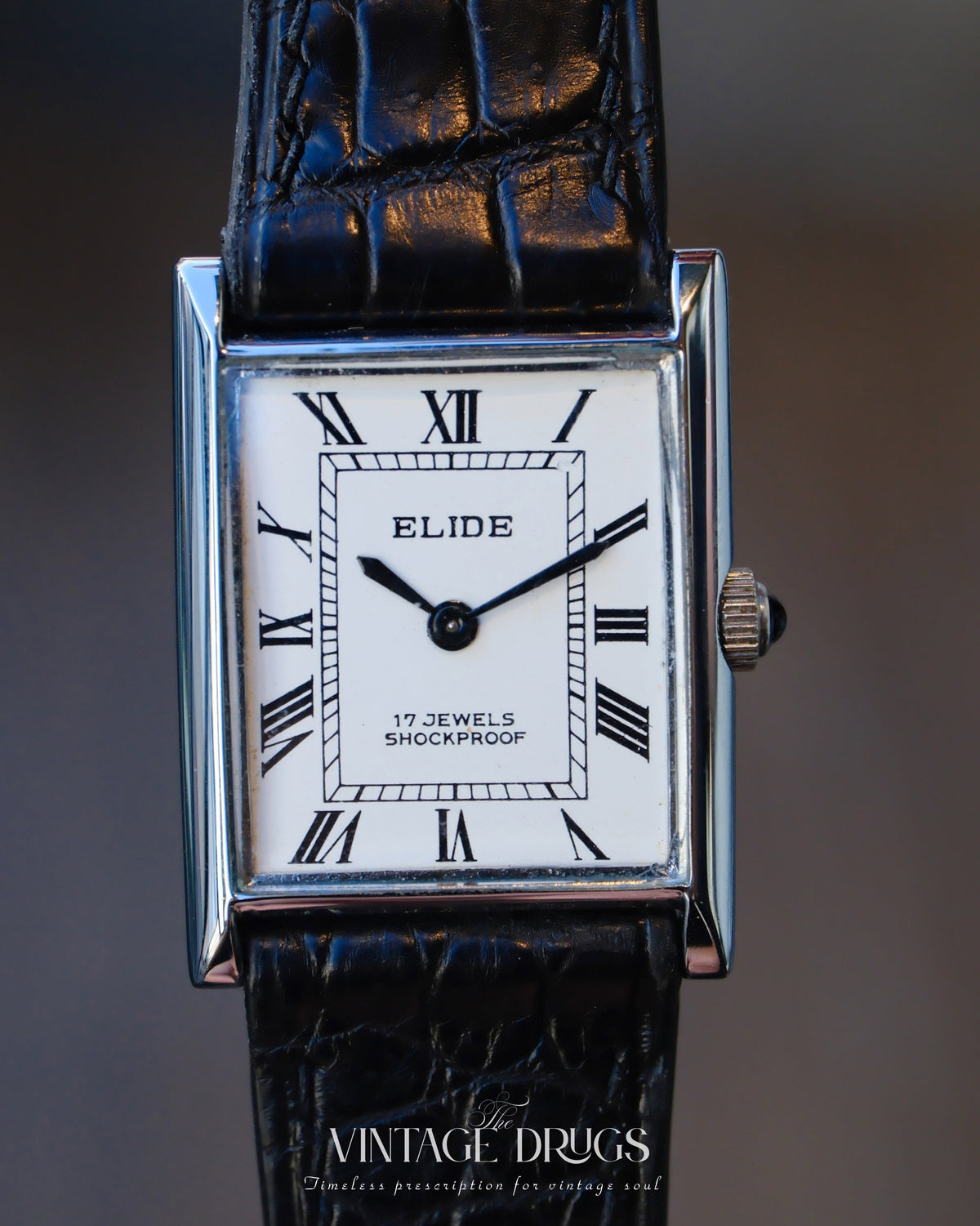 1980s ELIDE VINTAGE TANK WATCHES SWISS MADE
