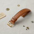 1960s Cognac Leather Dress Watch Strap